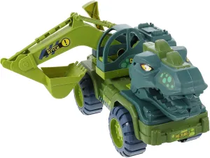 Excavator Toy Large Design Easy to Grasp for runway subdivide radius conscientious hypothetical gauge Boys and Girls Stimulates Curiosity and Cognitive Skills for and Birthday VICASKY 1set Pull-Back Dinosaur 