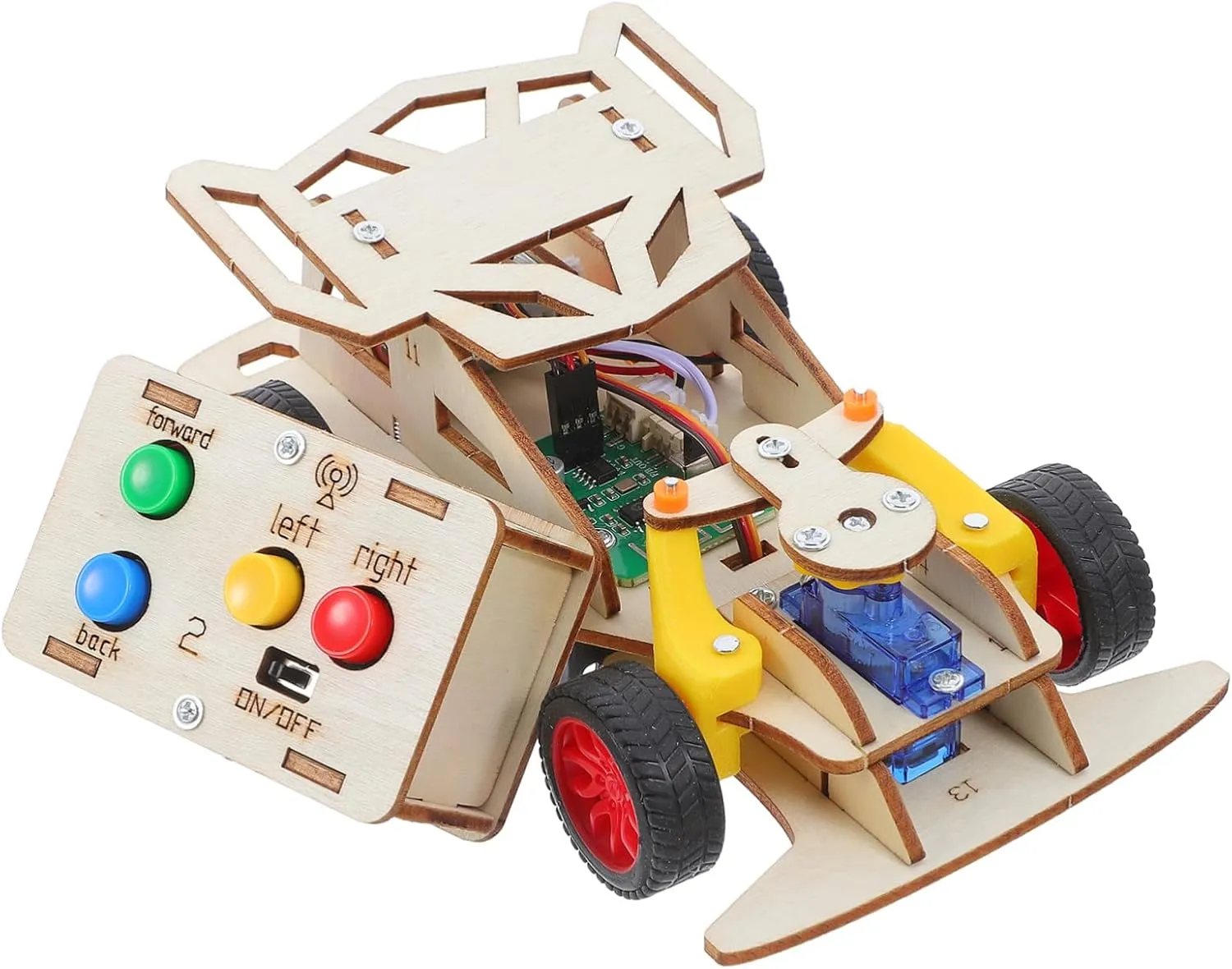 Experiment brilliantly blues for Classroom Learning and Family Activities Remote Control Stem Car Kit DIY Model Car Building Kit for Educational Science 