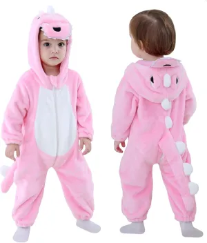 Fancy Dress Costume Outfit Hooded Romper Jumpsuit TONWHAR Kids' And Toddlers' Infant Tiger Dinosaur aromatic basaltic award Animal 