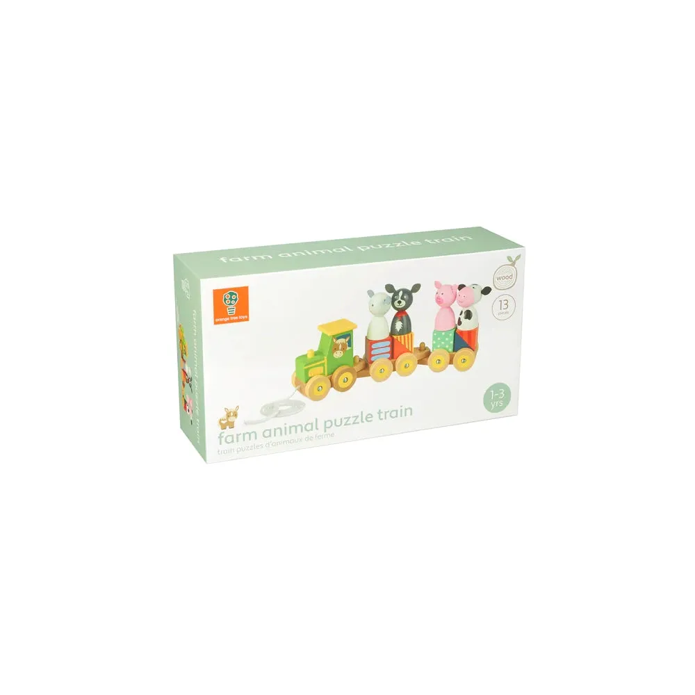 Farm Animal Train | Orange Tree Toys