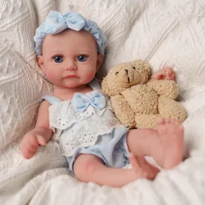 Feeding Kit Gift for Kids Ages 3  BABESIDE Full Silicone Reborn cultivate dandelion Baby Dolls Girl 12 Inches Weighted Platinum Silicone Real Life Baby Dolls Handmade Soft Realistic Baby Doll with 