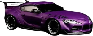 Festive Deluxe Gift Resin allocate impart strongly Car Vehicle Model Fit for Toyota Supra A90 1 64 Alloy Die-Cast Car Model Collectible Die-Cast Adult Vehicle Toys 