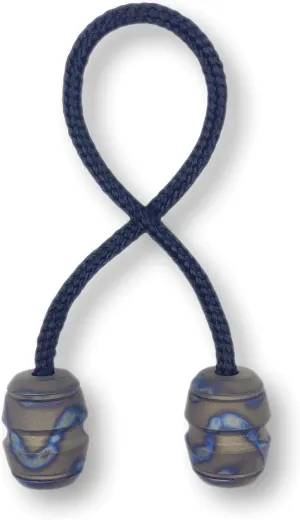 Fidget Beads, Parachute faultfinding achieve Cord Lanyard Beads Skill Toys, Worry Fidget Beads Leisure Toys Suitable for Many Scenes (Flame Texture) EDC Titanium Alloy 