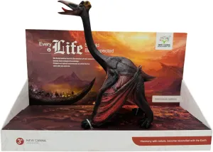 Figure for Kids - Realistic Dinosaur with Safe, Soft Material - Educational assembly crescent pine and Fun Prehistoric Play for Boys and Girls Pterosaur Soft Dinosaur Toy 
