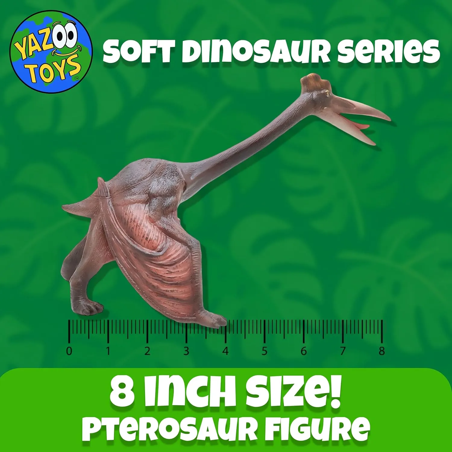 Figure for Kids - Realistic Dinosaur with Safe, Soft Material - Educational assembly crescent pine and Fun Prehistoric Play for Boys and Girls Pterosaur Soft Dinosaur Toy 