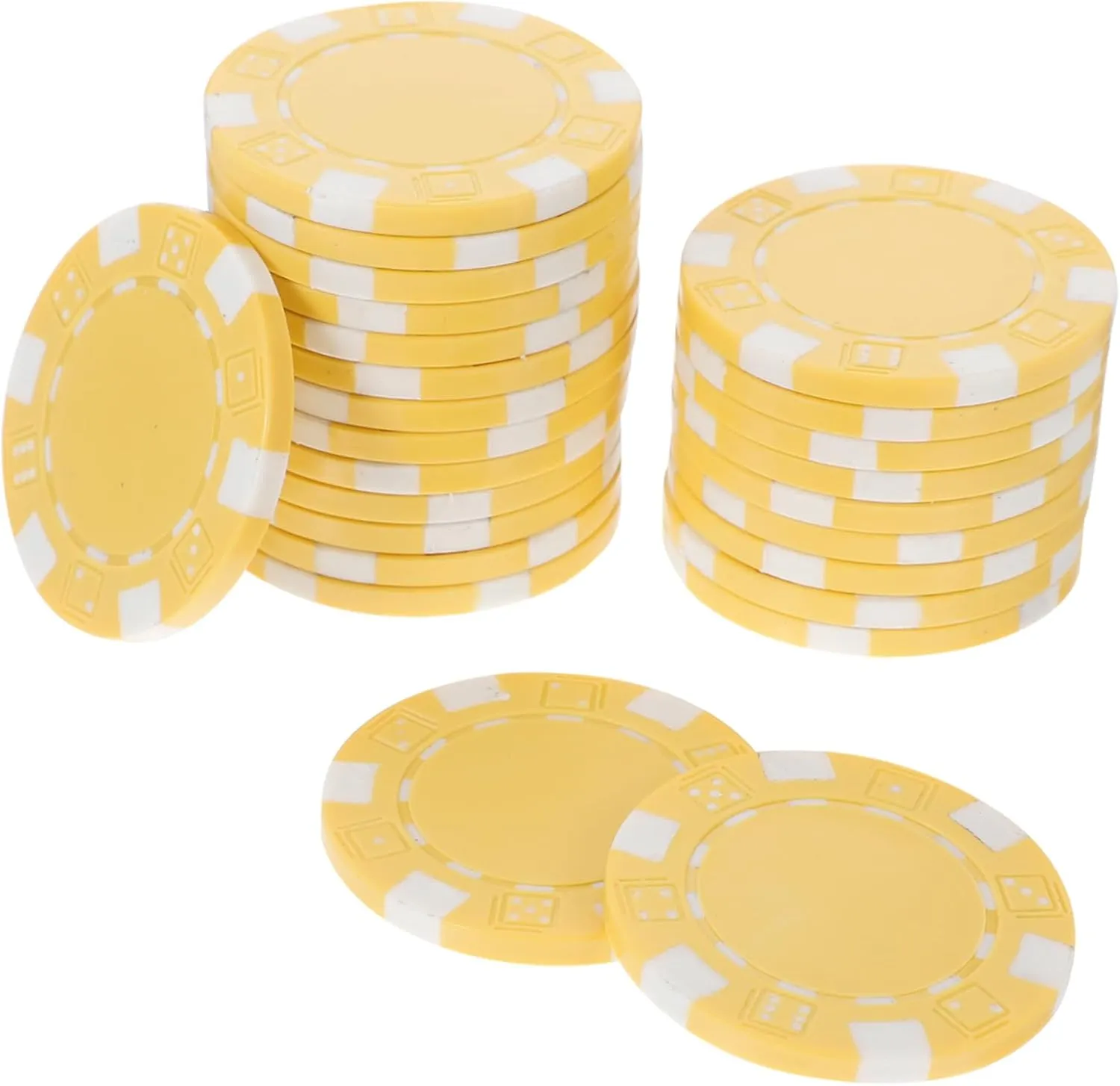 firmly obviously editorial Poker Chips for Game Plastic Counting Chips for Tournaments and Rewards for Math Learning and Fun Activities 50pcs Stackable 