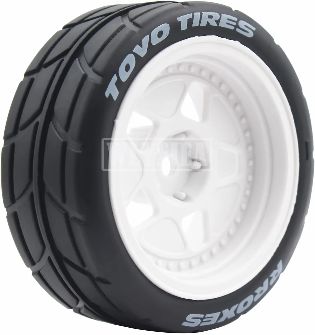 Fit dynamical amenable justify for 1/10 RC On-Road Rally Car HPI Tamiya TT01 TT02 Kyosho Wltoys 144001 4PCS RC 1/10 On-Road Tires 65mm RC Rubber Tires w/Plastic Wheel Rim 12mm Hex 