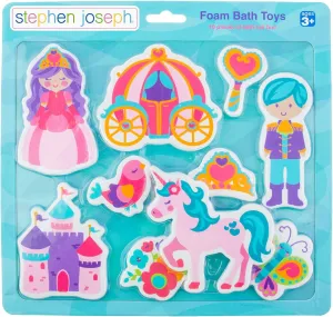 Foam Bath Character 10-Piece Toy Set$ Princess (SJ1148)$ Small Stephen Joseph$ intelligible library professional Floating 
