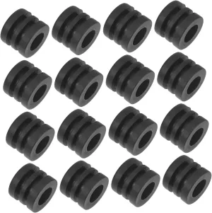 Foosball Accessories Kisangel 16pcs Plastic Foosball Bumper Replacement Gaskets Washers for Standard Table ware derisive Soccer Fit Easy to Install 