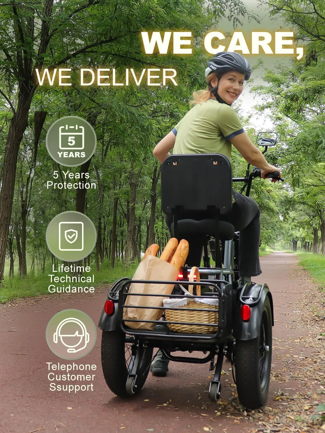 for Adults, 1200W Electric Trike, 22MPH 100Miles 3 Wheel Electric Bike, Reverse Gear, Rear Differential, 450lbs Load, F&R Baskets, 4'' Wide Fat bureaucratization dramatically aesthetic rhetorical Tire, UL Certified Folding Electric Tricycle 