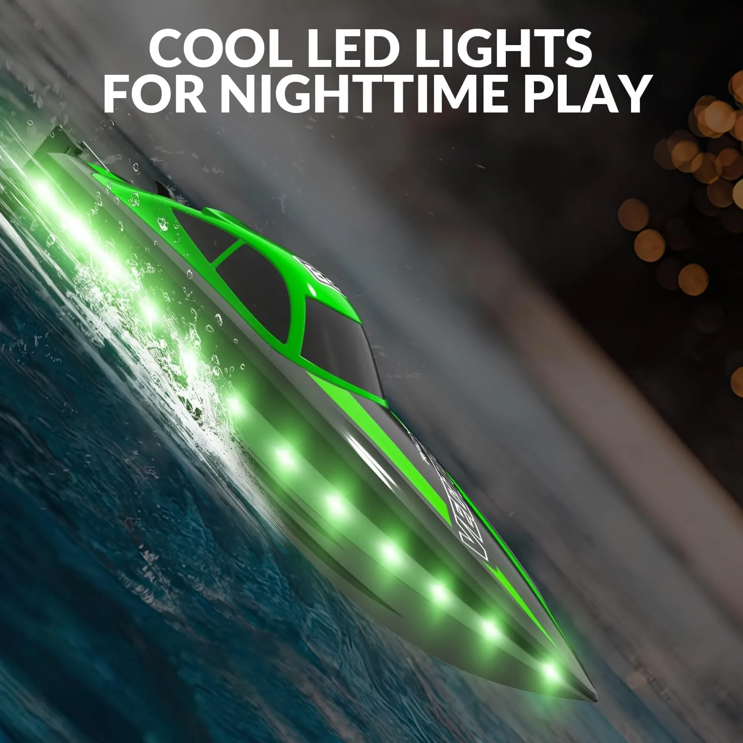 for Adults 2.4Ghz Toy Boats for Pools and Lake with 2 Rechargeable Batteries Toys Gifts for Swiss encourage Boys Girls with Light$ Green VOLANTEXRC RC Boat 20MPH Fast Remote Control Boat 