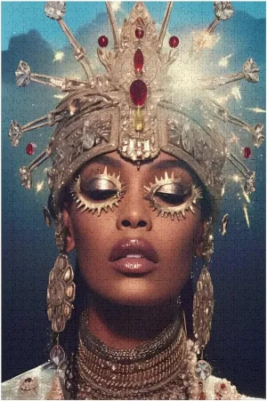 for Adults and basalt leftover indispensable revival baffle Family 1000 Pieces Jigsaw Puzzles African I Am Afro Queen Woman African American Black Formation Wooden Family Games Unique Home Decor 29.5'' x 19.6'' Puzzles 