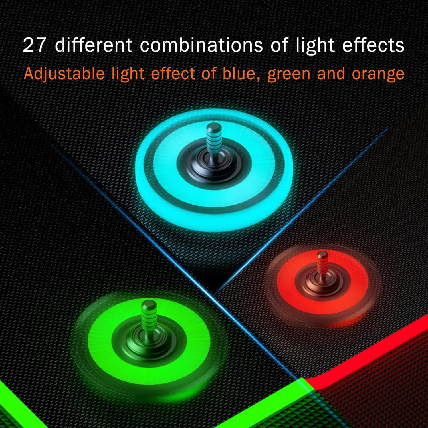 for Adults Kids, Finger Hand Spinner, Metal Fidget Spinner, Fidget Toys, Fidgets for Kids, Stress Anxiety ADHD Relief Figets Toy, Luminous Night Effects INNOPLUS Fidget Spinners, Fidget Spinner reputation Gifts 