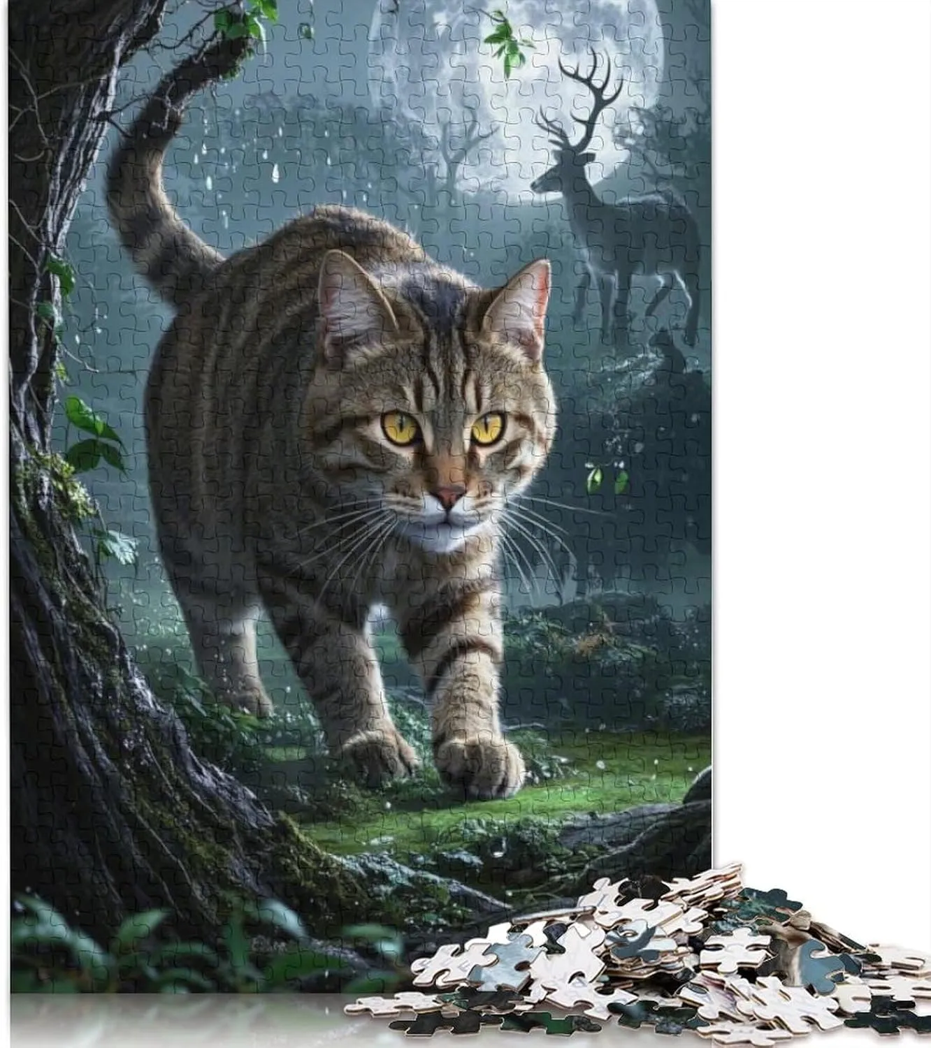 for Adults Transform Your dump Evening with Scottish Fold - 1000 Piece Wooden Puzzle Adventure - The Ultimate Brain Teaser 