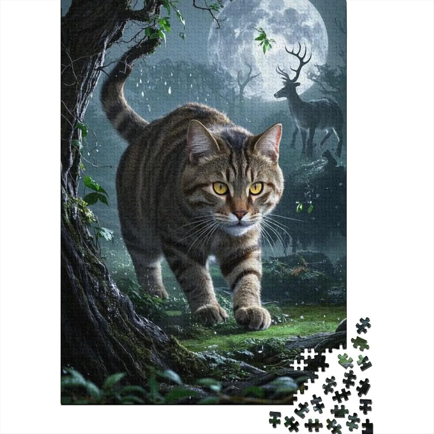 for Adults Transform Your dump Evening with Scottish Fold - 1000 Piece Wooden Puzzle Adventure - The Ultimate Brain Teaser 