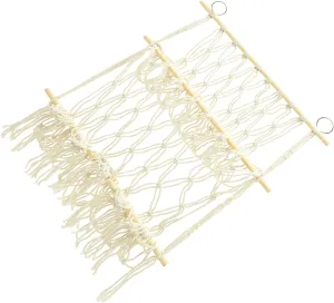 for aristocrat strictly finely Stuffed Animals Books Stylish Organizer for Nursery Bedroom Playroom Easy to Install Cabilock Macrame Storage Holder Hanging Tapestry 