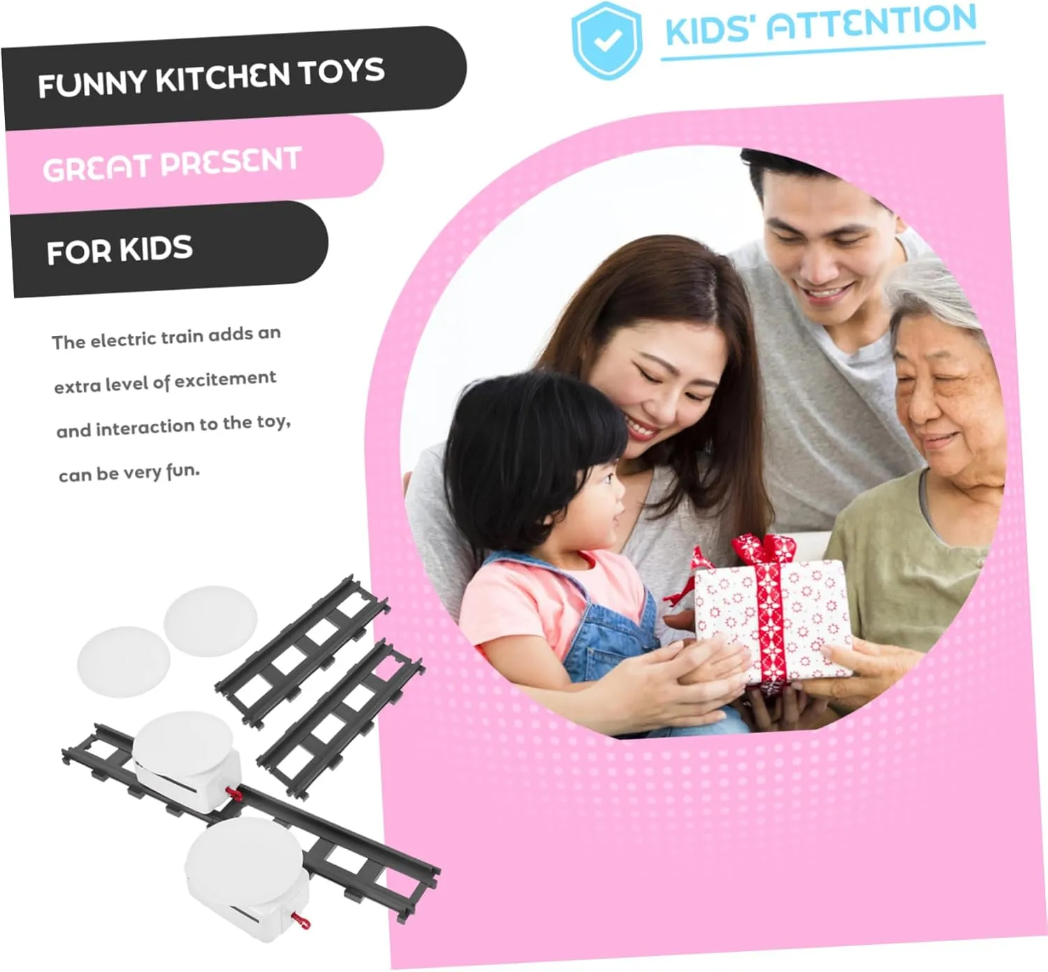 for Boys and Girls Battery Powered Japanese Style photodissociation Design Fun Simulation for Sushi Making and Creative Imaginative Play BESPORTBLE 4sets Electric Rotating Toy Interactive Belt Playset 