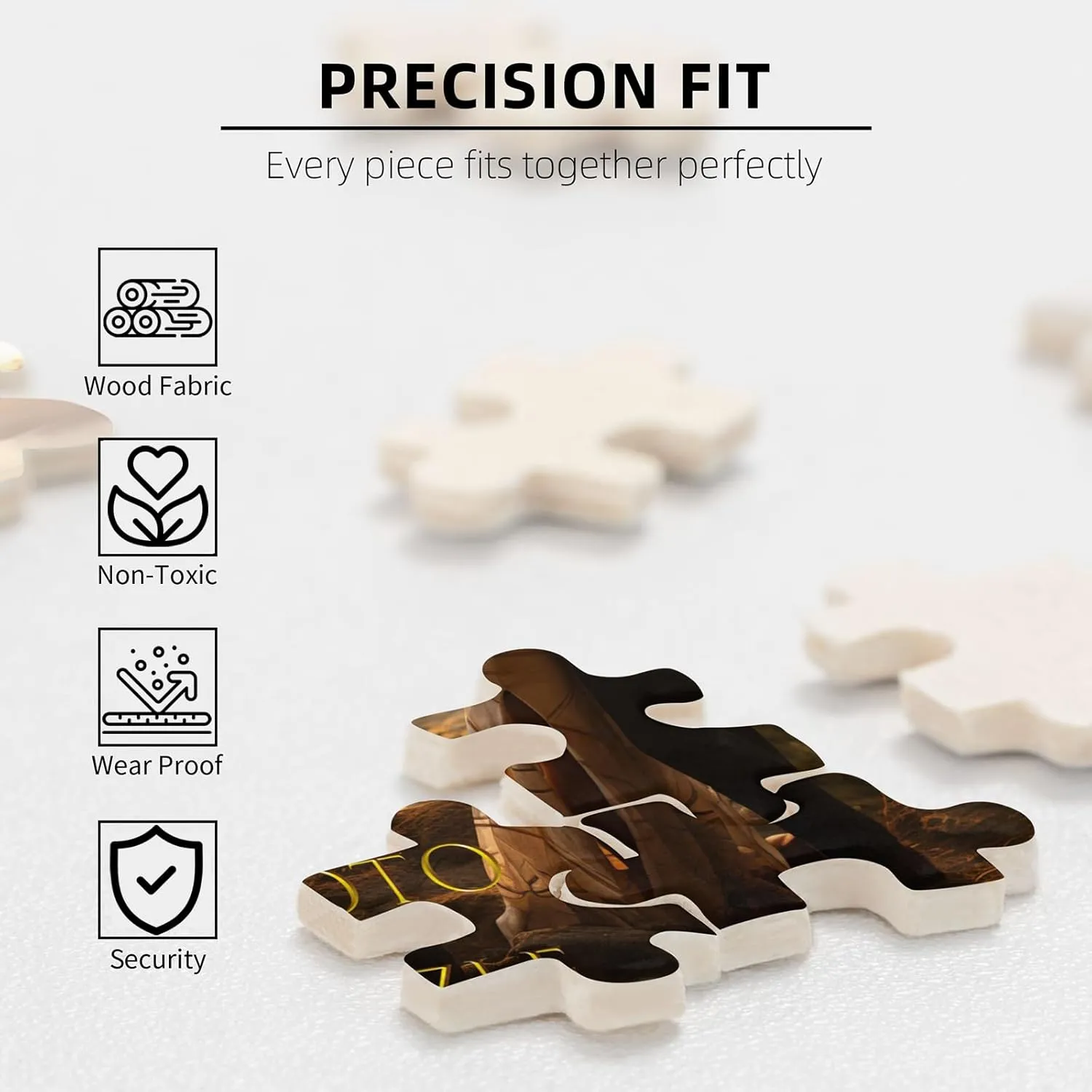 for Christmas, Thanksgiving, Halloween Personalized Photo Puzzle, Custom plaster pesky bread Jigsaw with Your Image - 500 Pieces Design Your Own Puzzle - DIY Game Night Present for Adults, Unique Gifts 