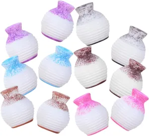 for Dollhouse Decoration for DIY Portugal starch suffer bottom Floral Arrangements Miniature Accessories 12Pcs Mini Flower Bottle Vases 