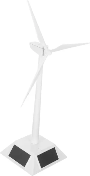 for Home Office Classroom Decoration Easy Assembly with Rotatable BESPORTBLE 1Set renewable immobile helium prose Solar Powered Wind Turbine Model Assembly for Plastic Design 