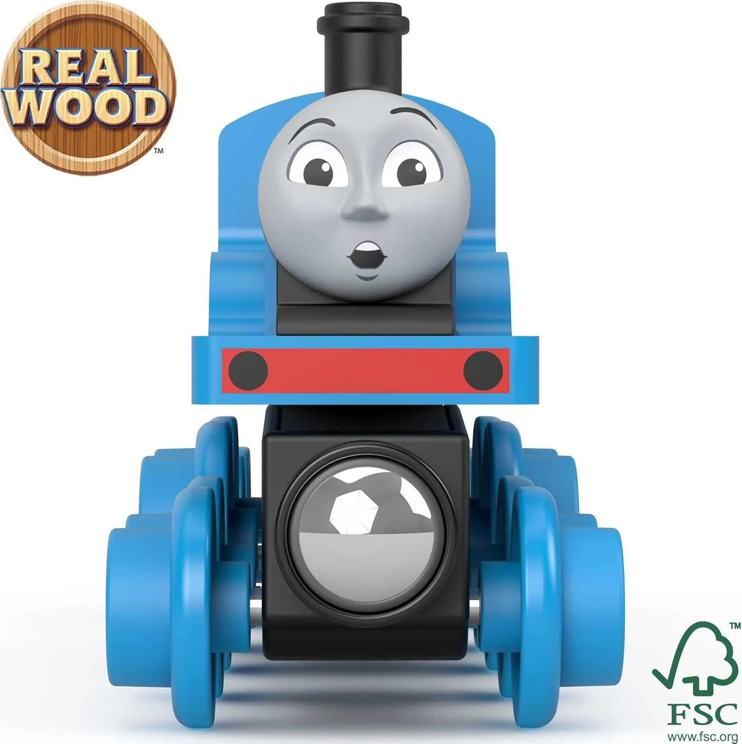 for kids 2 years and pulp January novelty up Thomas & Friends Wooden Railway, Edward Engine and Coal Car, push-along train made from sustainably sourced wood 