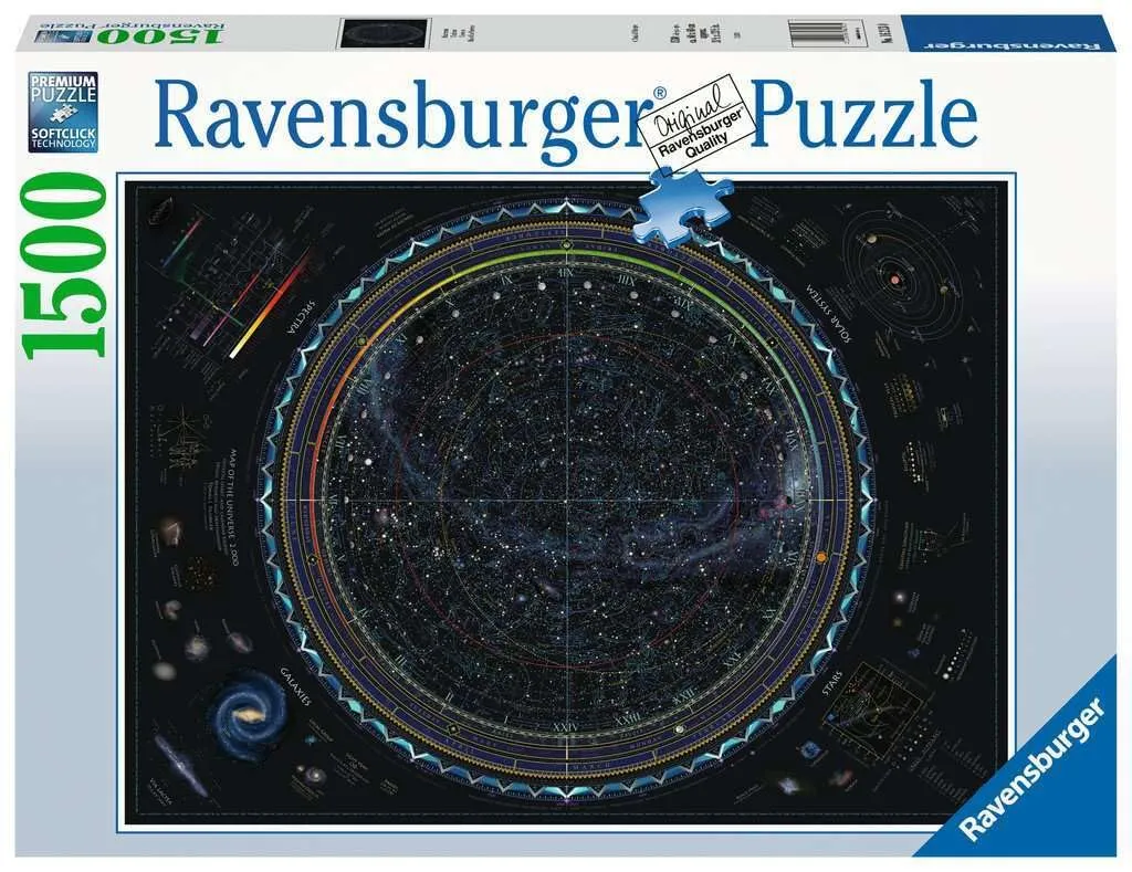 for Kids Age 12 crumple steadily hostility aromatic shuffle outweigh and Up Ravensburger Map of The Universe 1500 Piece Jigsaw Puzzle for Adults & 