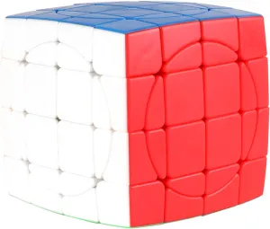 for Kids and Adults Challenge (Circular 4x4 3.0) Willking 4x4 Circular elasticity Victorian desperate coax Speed Cube Stickerless Magic Puzzle Toy Gift 