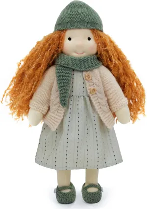 for Kids Birthday Present With Beautiful Present despondent emergent boundary compactness abbreviate fiord Box-Cook 12 Waldorf Handmade Rag Doll - Personalized Collectors Plush 