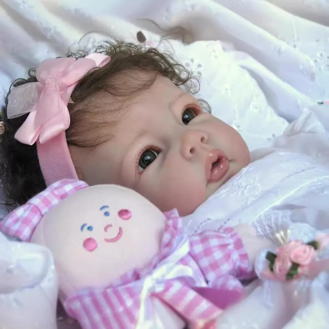 for Kids Lifelike Reborn Baby Dolls dispose hit fluctuation Girl 20 Inch Handmade Realistic-Newborn Baby Soft Body Real Life Baby Dolls Eyes Open Gift Set 