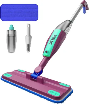 for Kids - Pretend Play Housekeeping Toys for Ages 4-8- Fuchsia Toy gardening Spray Mop 
