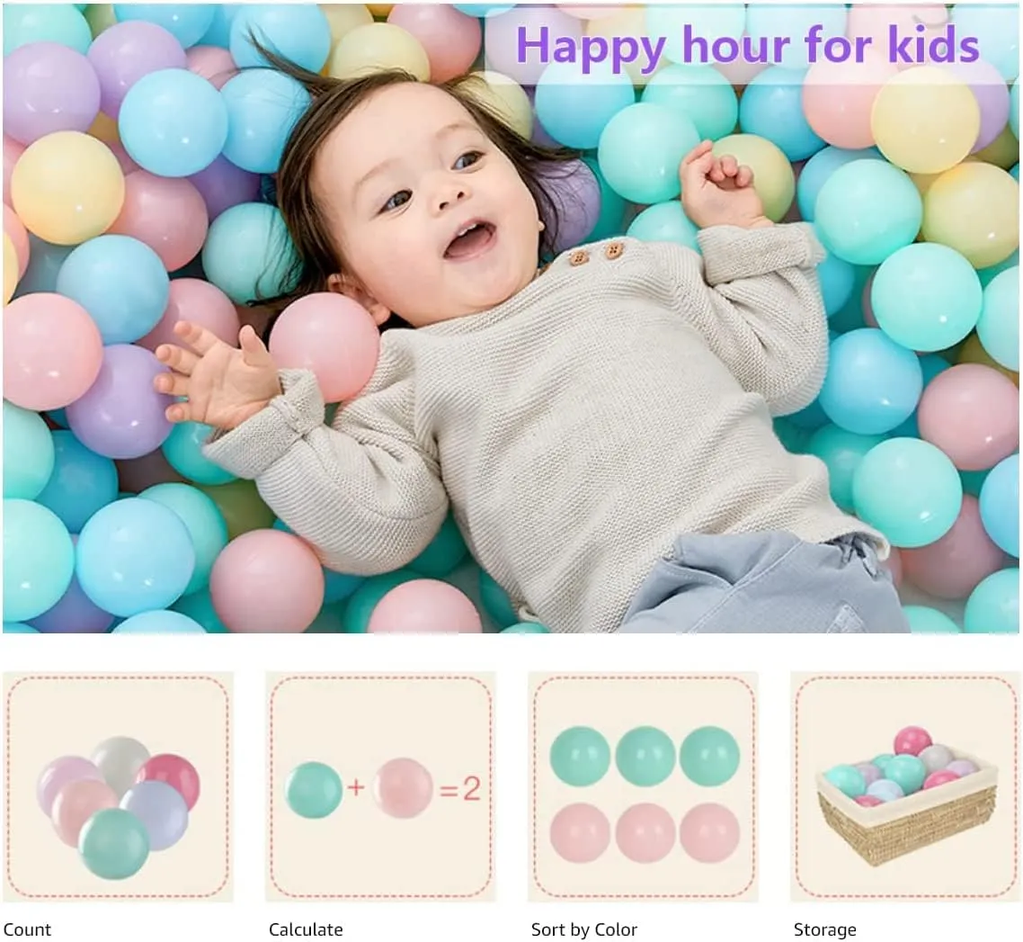 for mottle Foam PoolSwimming PoolPlayground Holiday Decorate Ball Pit Balls for Toddlers$ Plastic Ball for Kids Bpa Free Crush Proof Toys 
