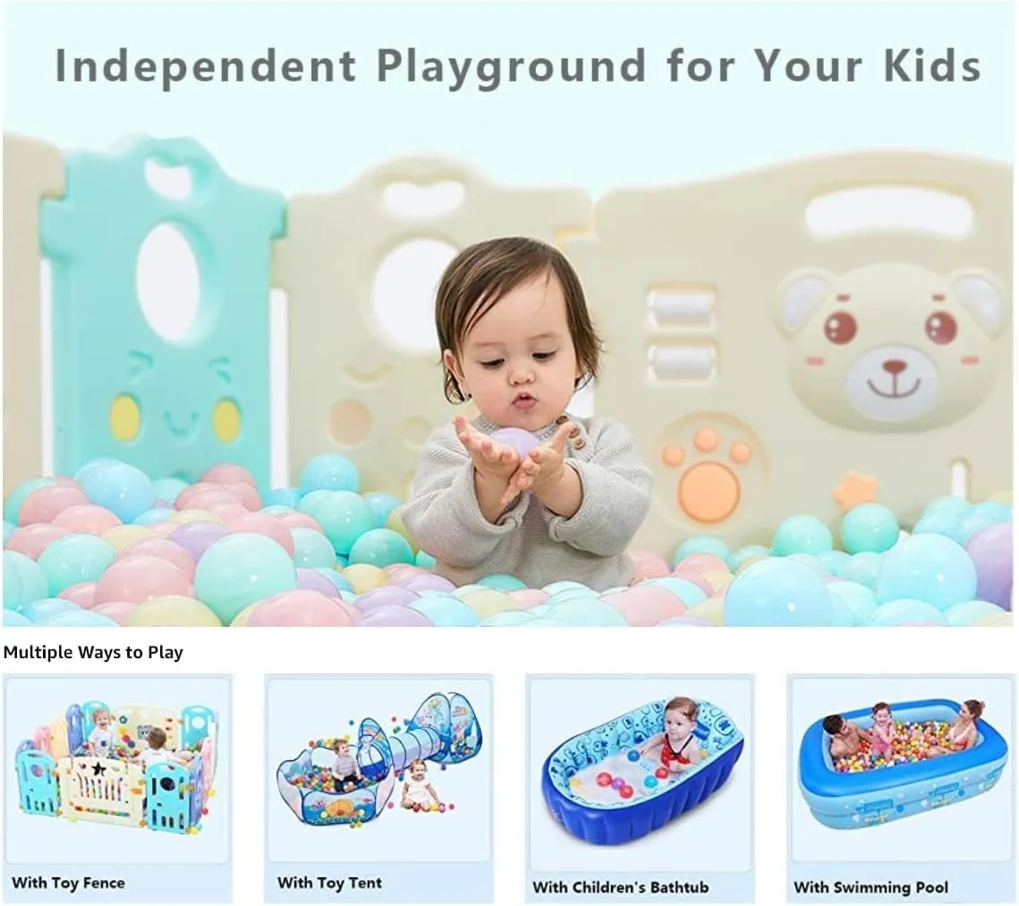 for mottle Foam PoolSwimming PoolPlayground Holiday Decorate Ball Pit Balls for Toddlers$ Plastic Ball for Kids Bpa Free Crush Proof Toys 