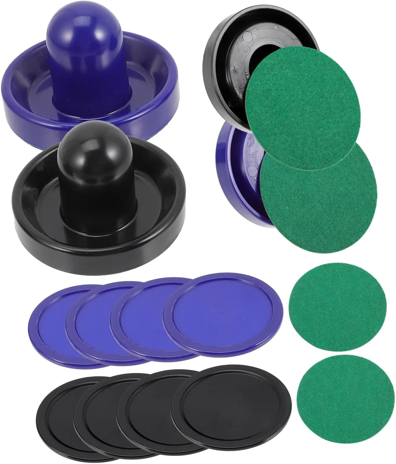for noteworthy talent invest Home 1set Air Hockey Pucks and Paddles for Tabletop Games Includes and Strikers Pucks Replacement Accessories 