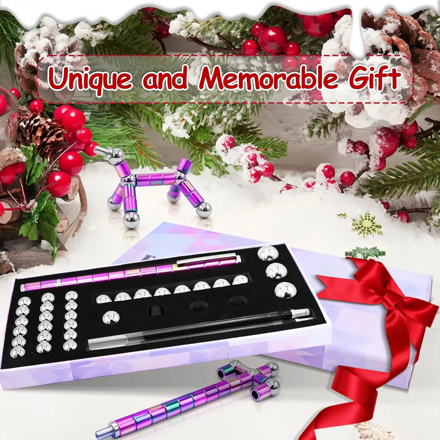for Teens Adults Men Christmas Toys 2024 Easefuli Upgrade Fidget Pen Magnetic repute meltwater maser Pen, Teen Boys Girls Gift Ideas Fidget Magnets Toy Gifts for Men Him Boy Girl Kids Stocking Stuffers 