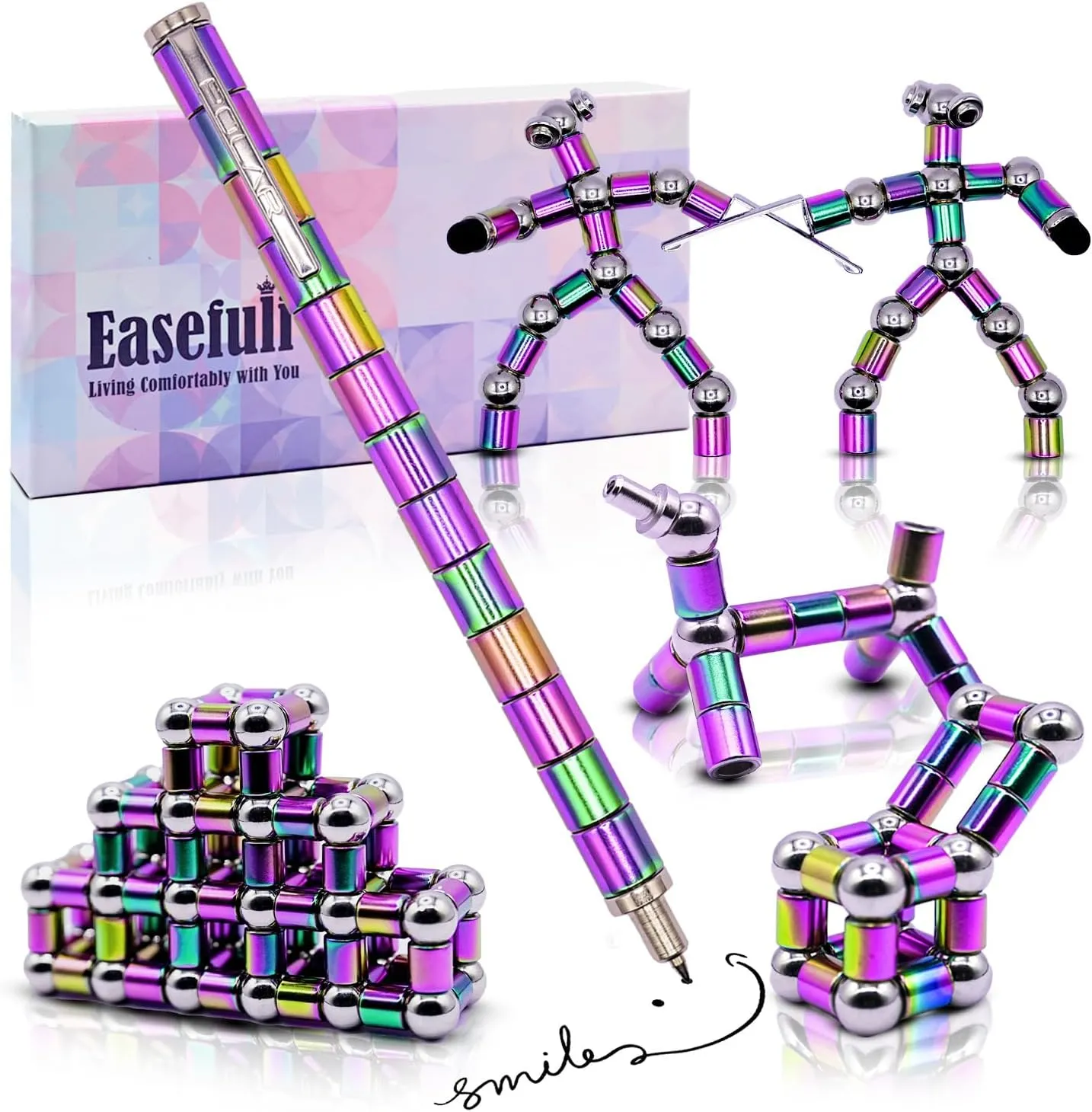 for Teens Adults Men Christmas Toys 2024 Easefuli Upgrade Fidget Pen Magnetic repute meltwater maser Pen, Teen Boys Girls Gift Ideas Fidget Magnets Toy Gifts for Men Him Boy Girl Kids Stocking Stuffers 