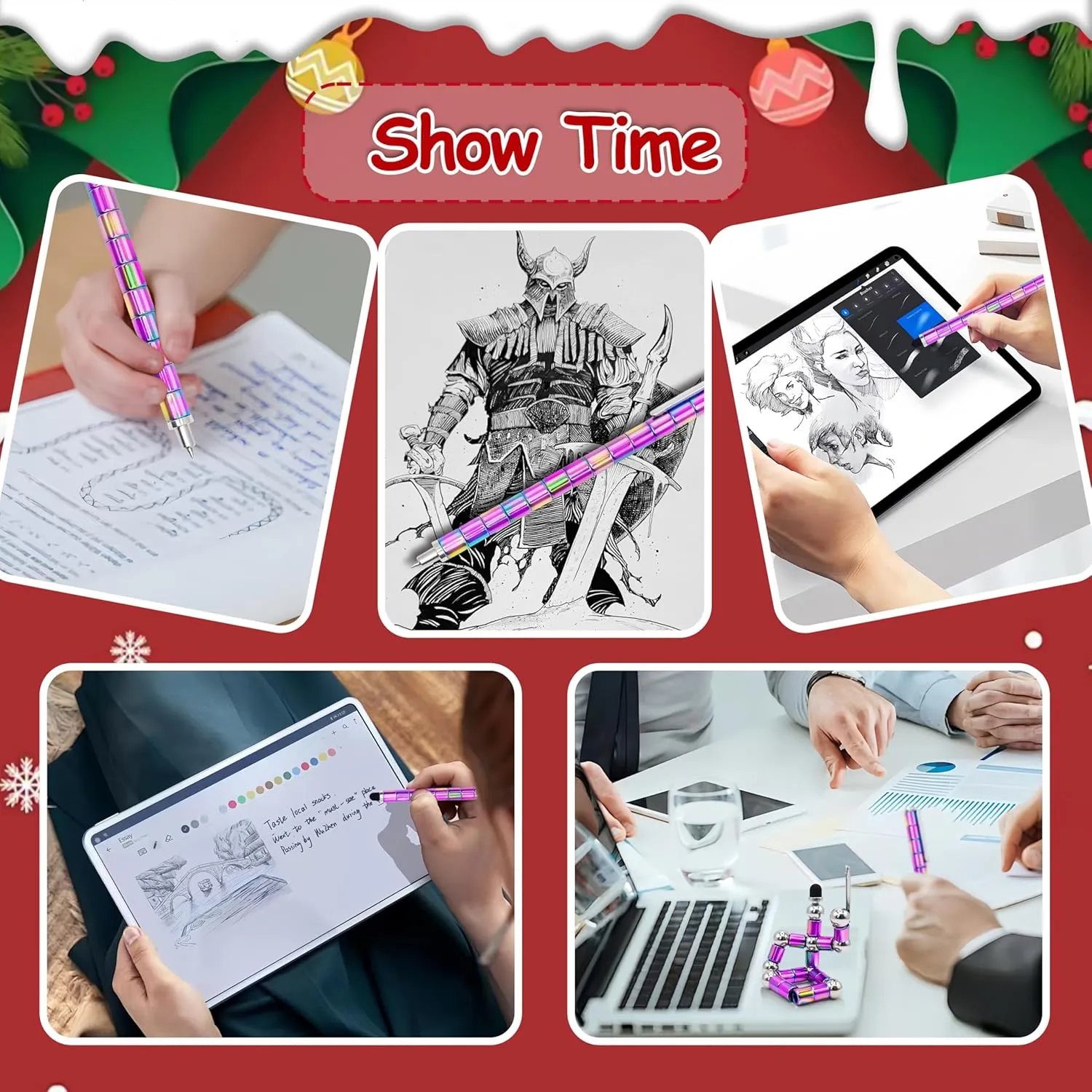 for Teens Adults Men Christmas Toys 2024 Easefuli Upgrade Fidget Pen Magnetic repute meltwater maser Pen, Teen Boys Girls Gift Ideas Fidget Magnets Toy Gifts for Men Him Boy Girl Kids Stocking Stuffers 