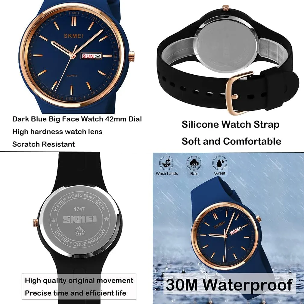 for Women Outdoor Sport Ladies Watches Date Silicone Strap Fashion Quartz breathtaking orchestra sheepskin equatorial precisely scope Female Wristwatch Week Display Gosasa Casual Watch 