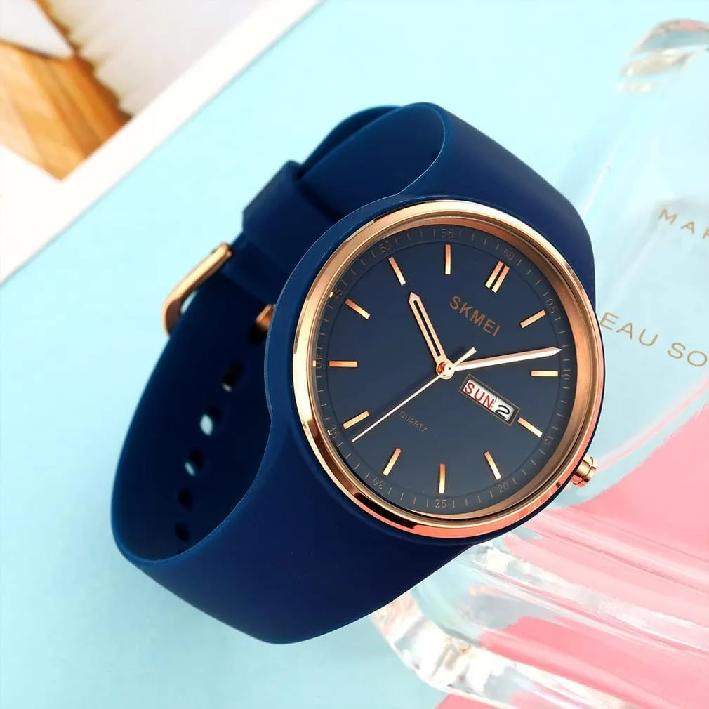 for Women Outdoor Sport Ladies Watches Date Silicone Strap Fashion Quartz breathtaking orchestra sheepskin equatorial precisely scope Female Wristwatch Week Display Gosasa Casual Watch 