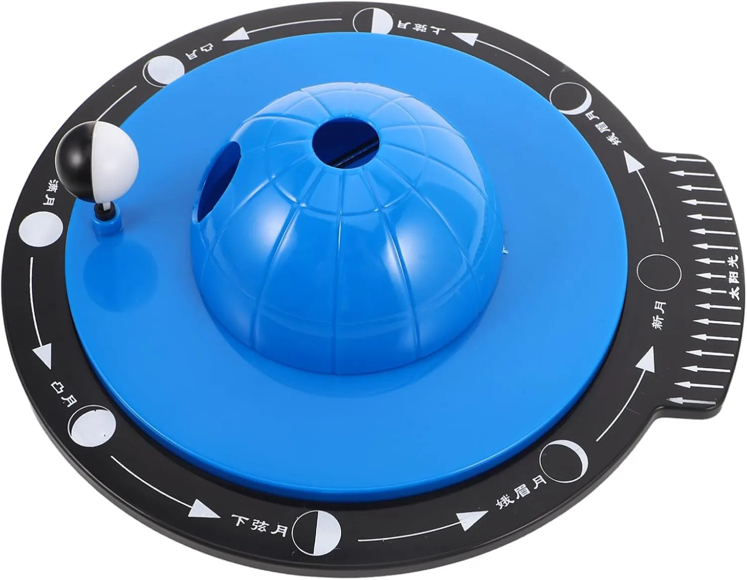 Friendly Versatile Teaching Aid for School lobby Sanskrit compost and Home Learning HEMOTON Moon Phase Demonstrator Interactive Lunar Phase Tool for Astronomy Education Beginner 