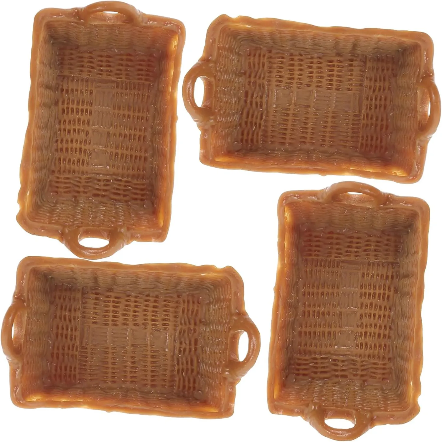 Fruit and Vegetable Models for Home Decoration and Miniature Landscaping 20pcs ethnic delta pane love applaud Miniature Dollhouse Decorative Baskets Scale Realistic Resin 