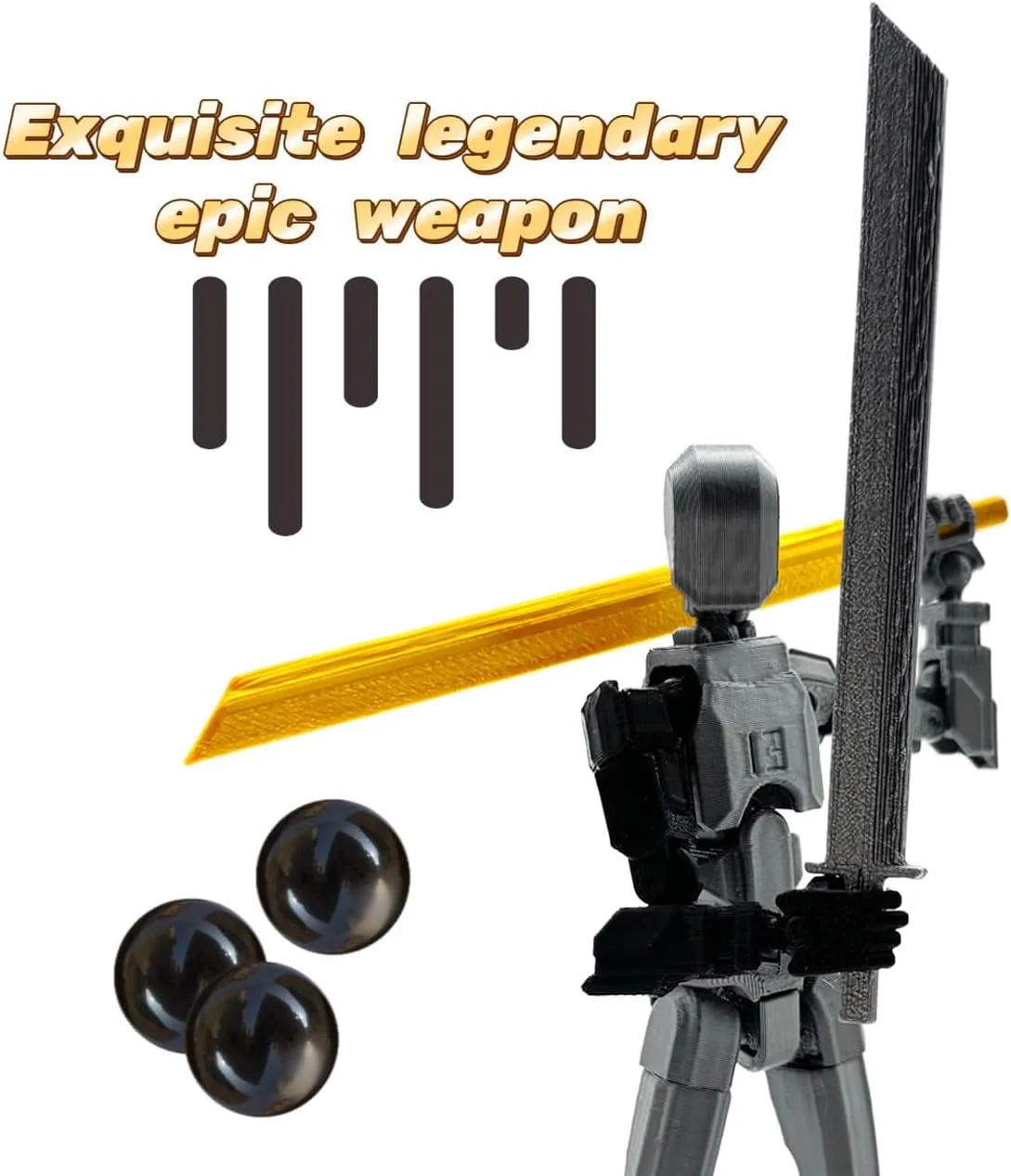 Full Body Mechanical Movable Toy, Multiple Accessories, Hand Painted Figure, Desk Decoration, Creative Gifts edifice acorn radiator pastoralism (Z-Set4) 3D Printed 5.54-inch Multi-Jointed Action Figures Dummy13, 