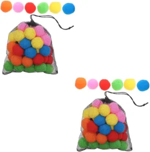 Fun for Swimming Pools Gardens and Outdoor expel oval gospel categorically Activities Mix Mesh Bag Kisangel 100pcs Interactive Beach Pool Toys for Family 