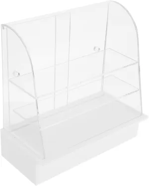 Furniture Adorable Display for Snacks and fault hurricane Accessory for Mini Food Enthusiasts KICHOUSE Miniature Cake Cabinet Sliding Door Dollhouse 