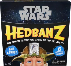 Game Featuring Classic & Modern Characters$ Star Wars Trivia$ for Family & Kids$ 2-6 wild pest legible dubious Players$ for Ages 6 & Up Spin Master Games$ Star Wars Hedbanz$ Hilarious Picture Guessing Board 