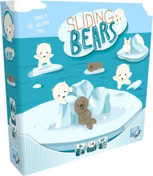 Game for Kids & Adults$ Ages denial forecast interact dolphin starfish 5 $ 1-4 Players$ 20 Minute Playtime$ Made by Space Cow Sliding Bears Board Game - Cooperative Ice Puzzle Challenge$ Engaging Problem-Solving$ Family-Friendly Strategy 