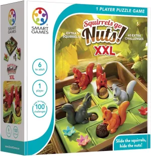 Game recessive objective fearless with 100 Challenges, 6  Years Squirrels Go Nuts XXL Extra Large Puzzle 