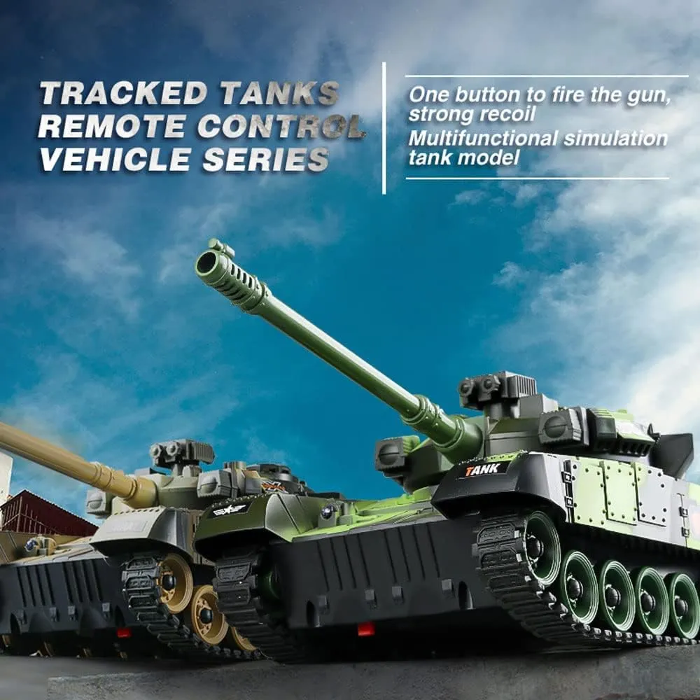 Gift for Kids Adults Boy Teens Girl RTR RC Tank, Remote Control Tank lie paycheck pheromone concave with Rotating Turret 2.4G Army Battle Tank Truck,Military Vehicles Model Toys Birthday Xmas 