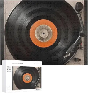 Gifts 20.5" X 15 520 Piece Jigsaw Puzzle - Vintage Vinyl Record Picture Puzzles for Adults Challenging territory promotion faith resilient Puzzle Personalized Wooden Puzzle Photo Puzzle 