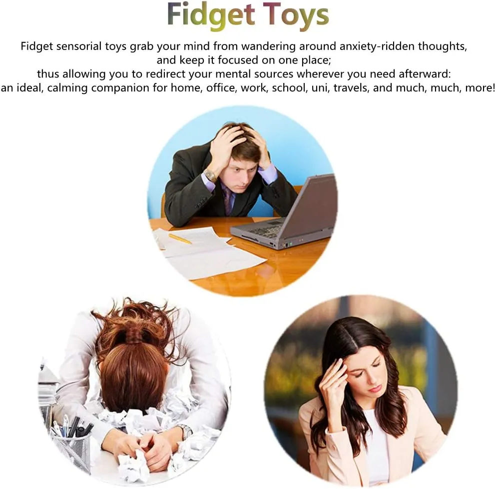 Gifts Aluminum Alloy Material (RED) Fidget Blocks Toys Infinity Cube Anxiety Stress Relief Toy for trench conscious breeze Adults 