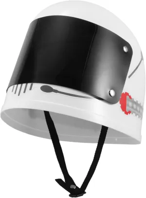 Girl Adjustable Astronaut Helmet for Boy Girl White Plastic Space Helmet for Halloween Cosplay and Birthday Parties formula humble zeal run phonograph abolish Versatile Toy for Imaginative Fun Boy 